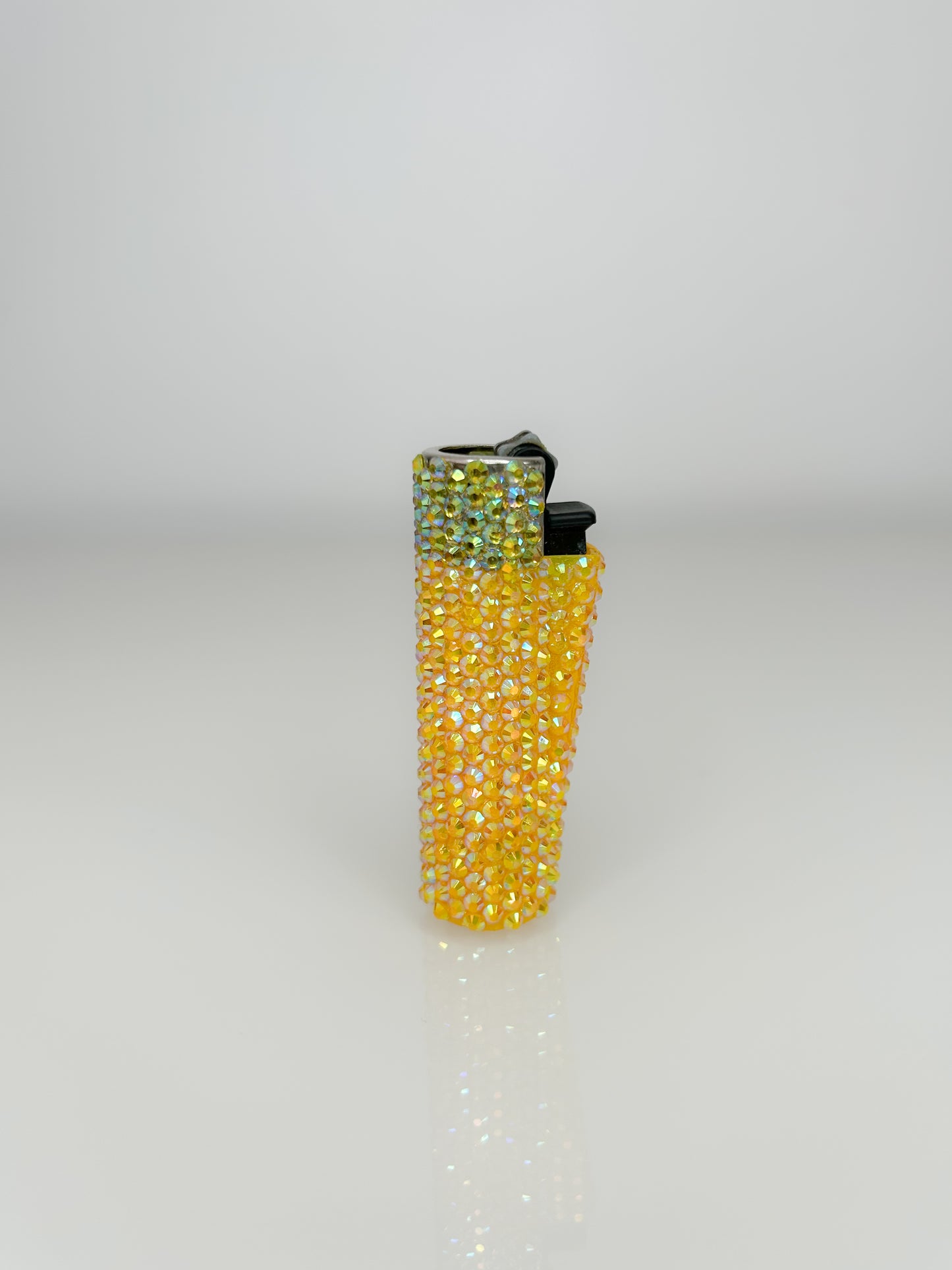 BEDAZZLED MINI YELLOW LIGHTER
