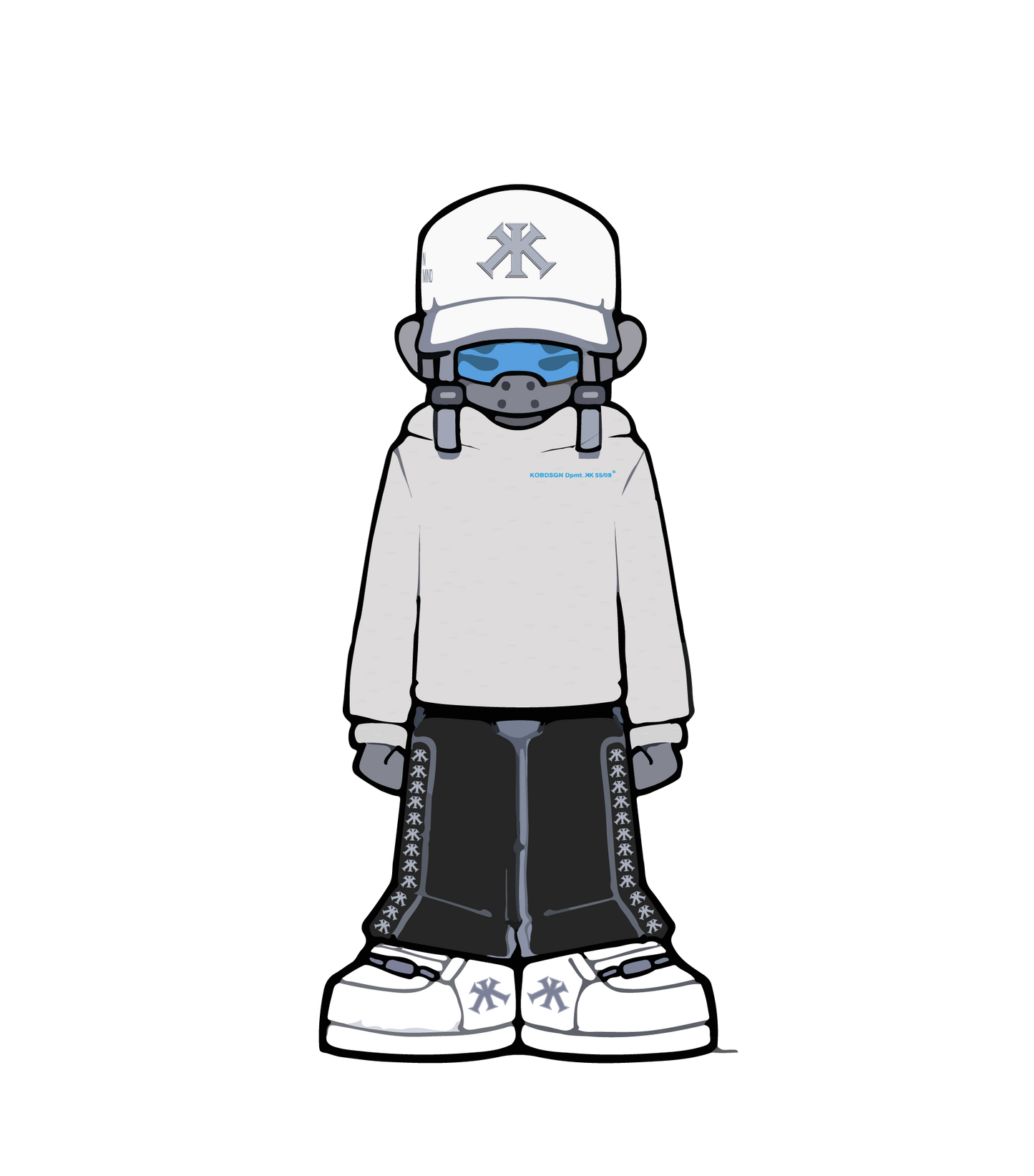 LIGHT GREY HOODIE