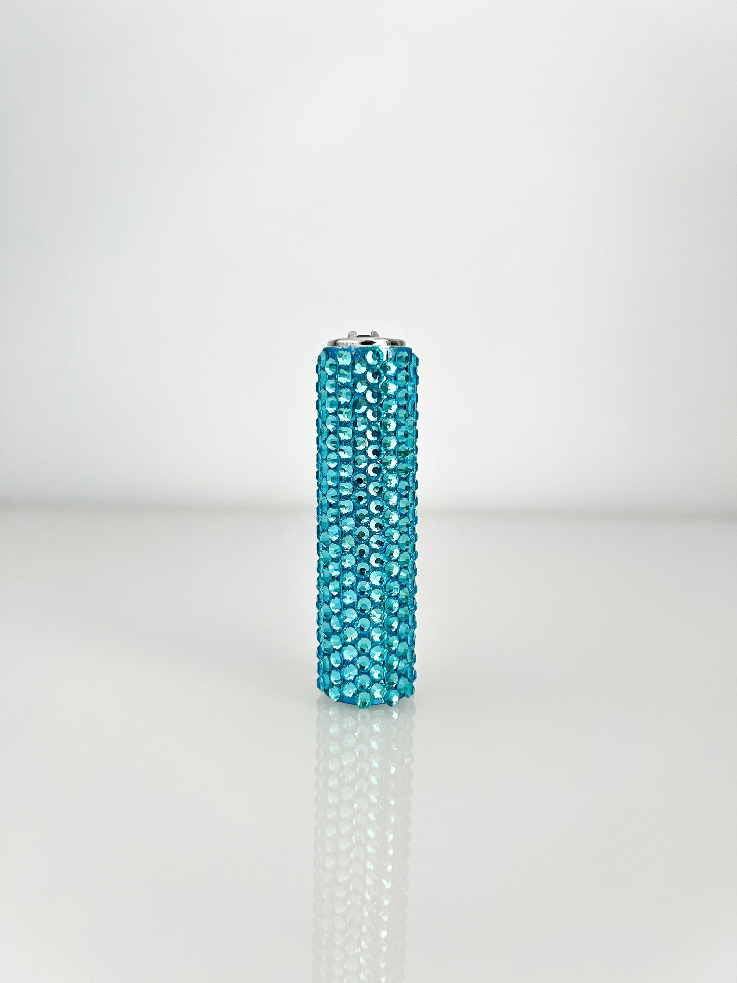 BEDAZZLED LIGHT BLUE CLIPPER CASE