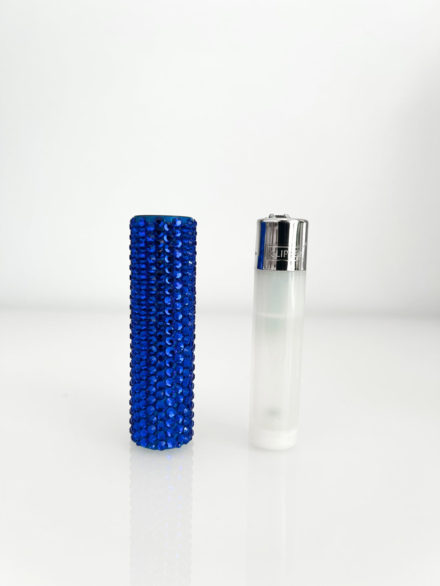 BEDAZZLED NAVY CLIPPER CASE