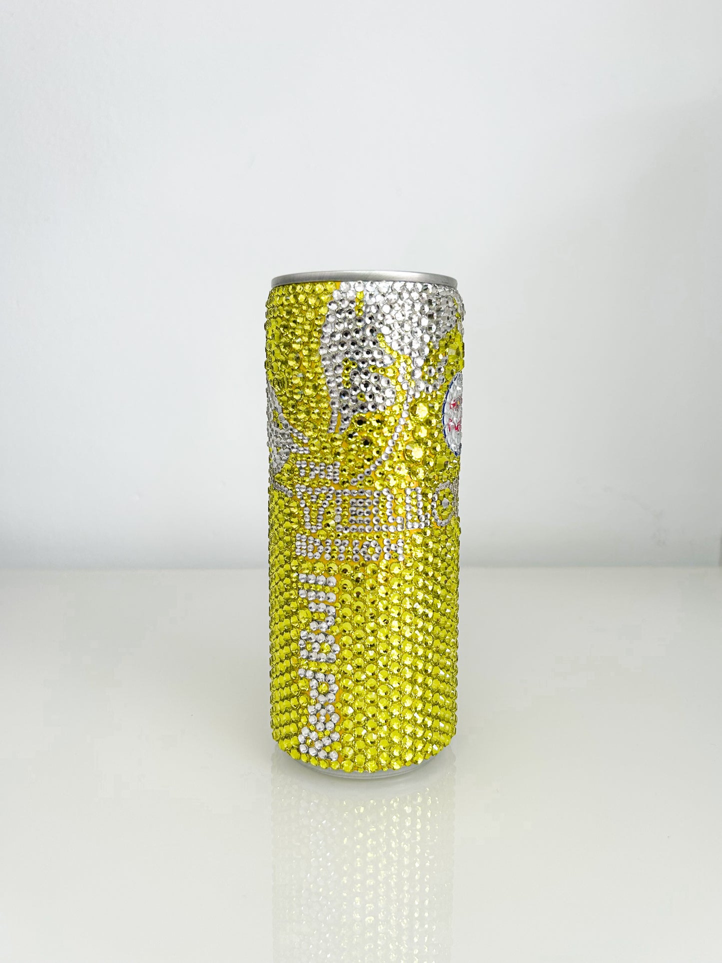 BEDAZZLED YELLOW RED BULL