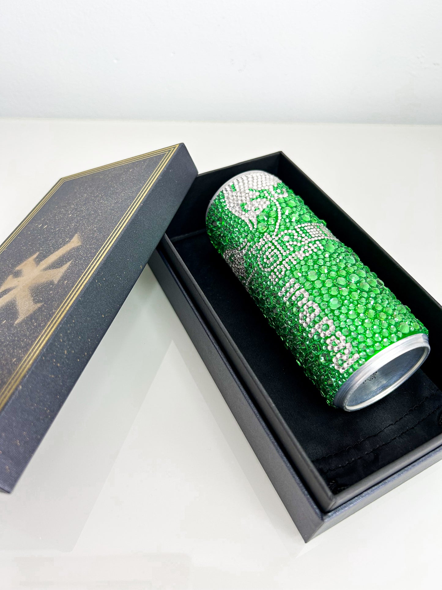 BEDAZZLED GREEN RED BULL