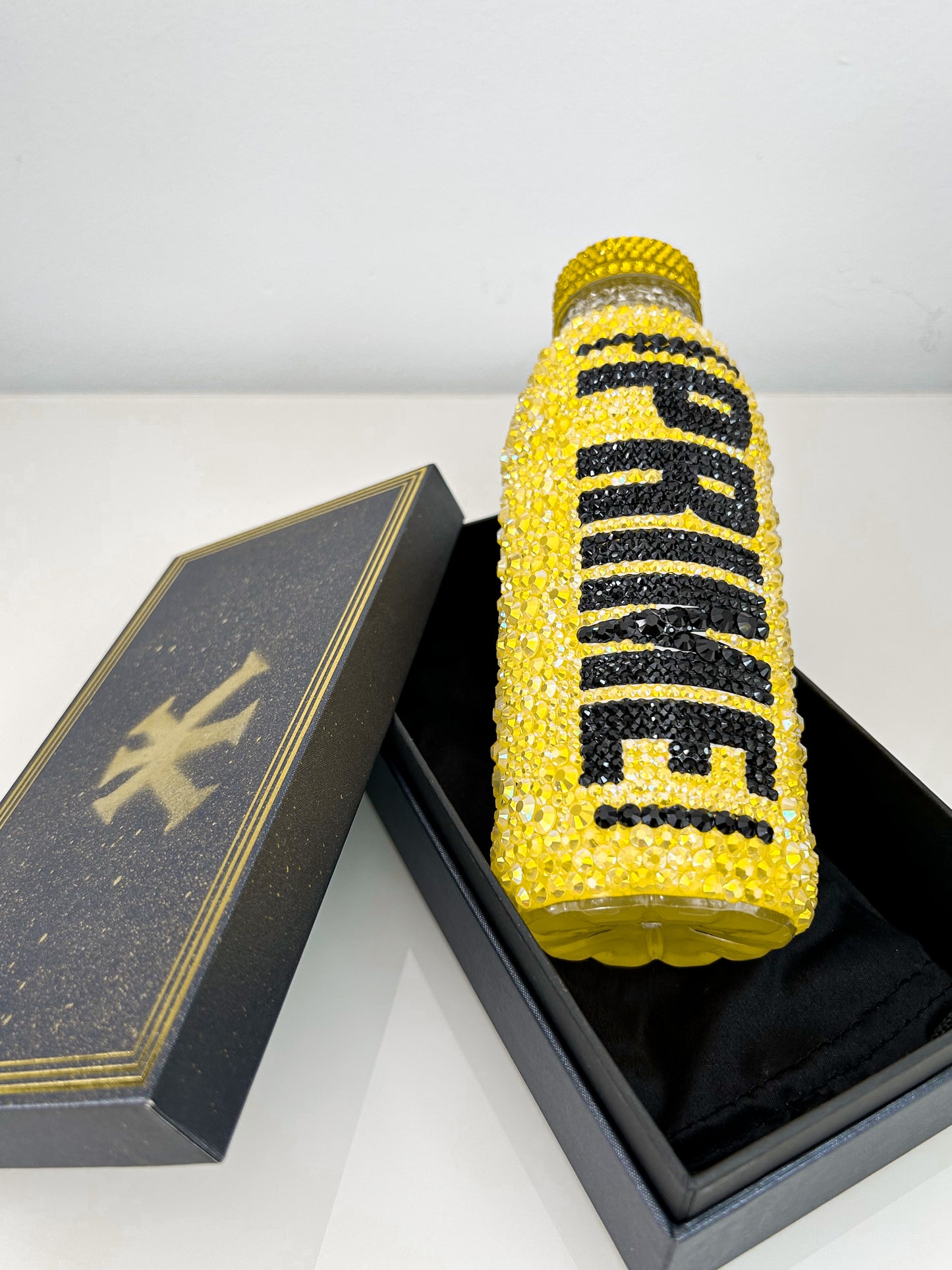 BEDAZZLED YELLOW PRIME BOTTLE