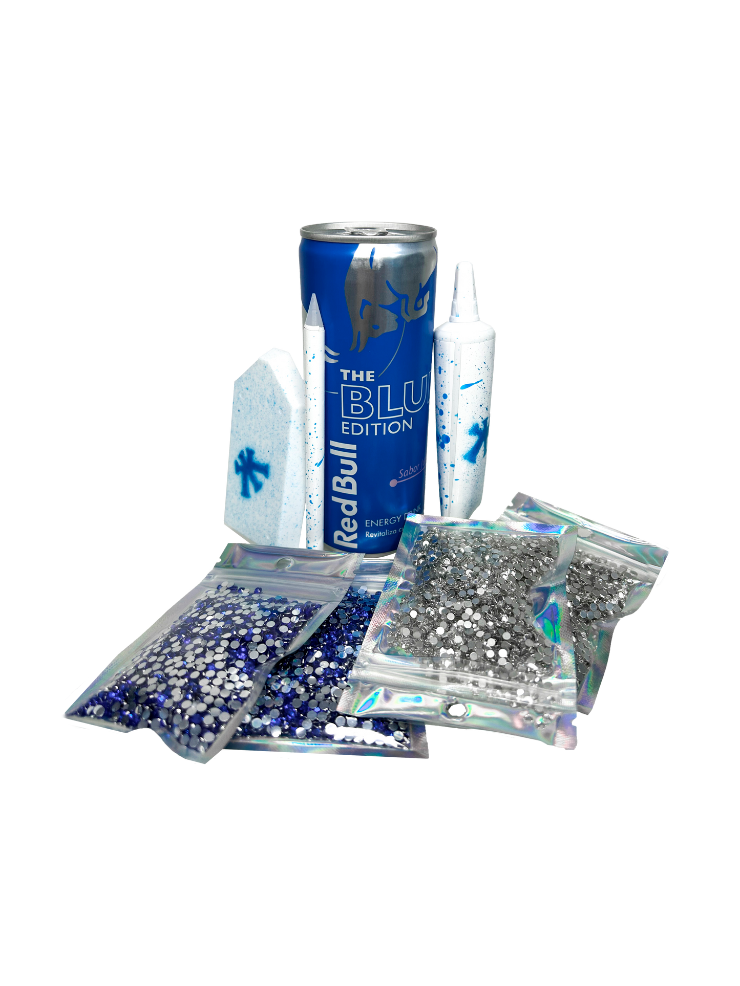 BLUE RED BULL BEDAZZLE KIT