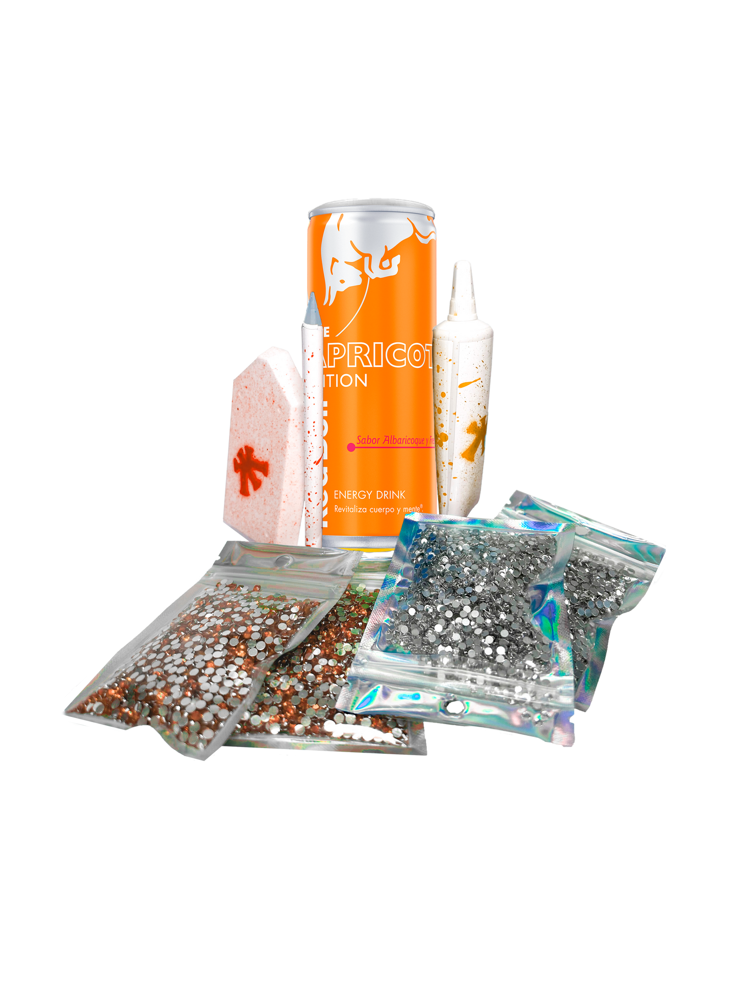 APRICOT RED BULL BEDAZZLE KIT
