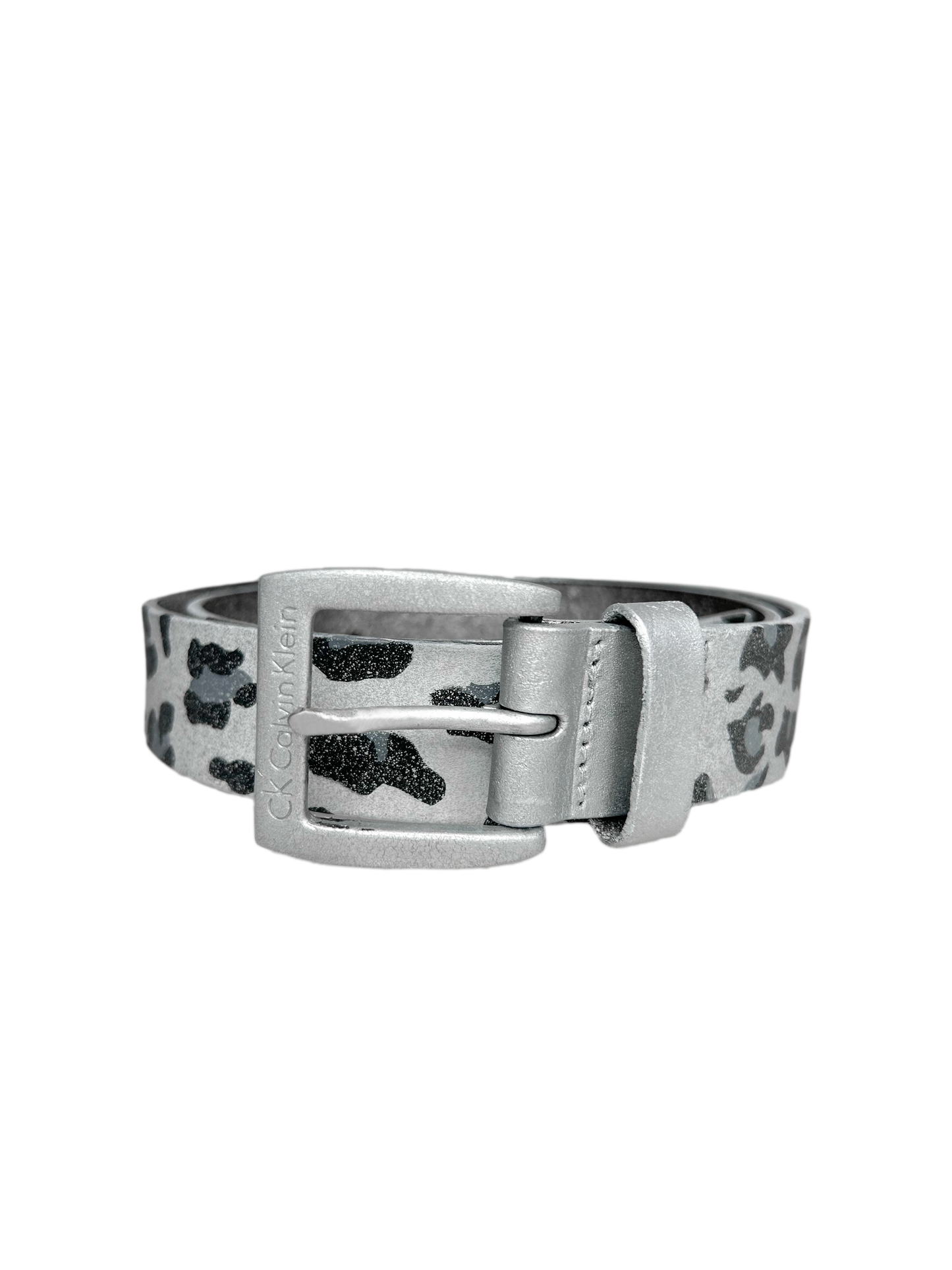 WHITE LEOPARD BELT