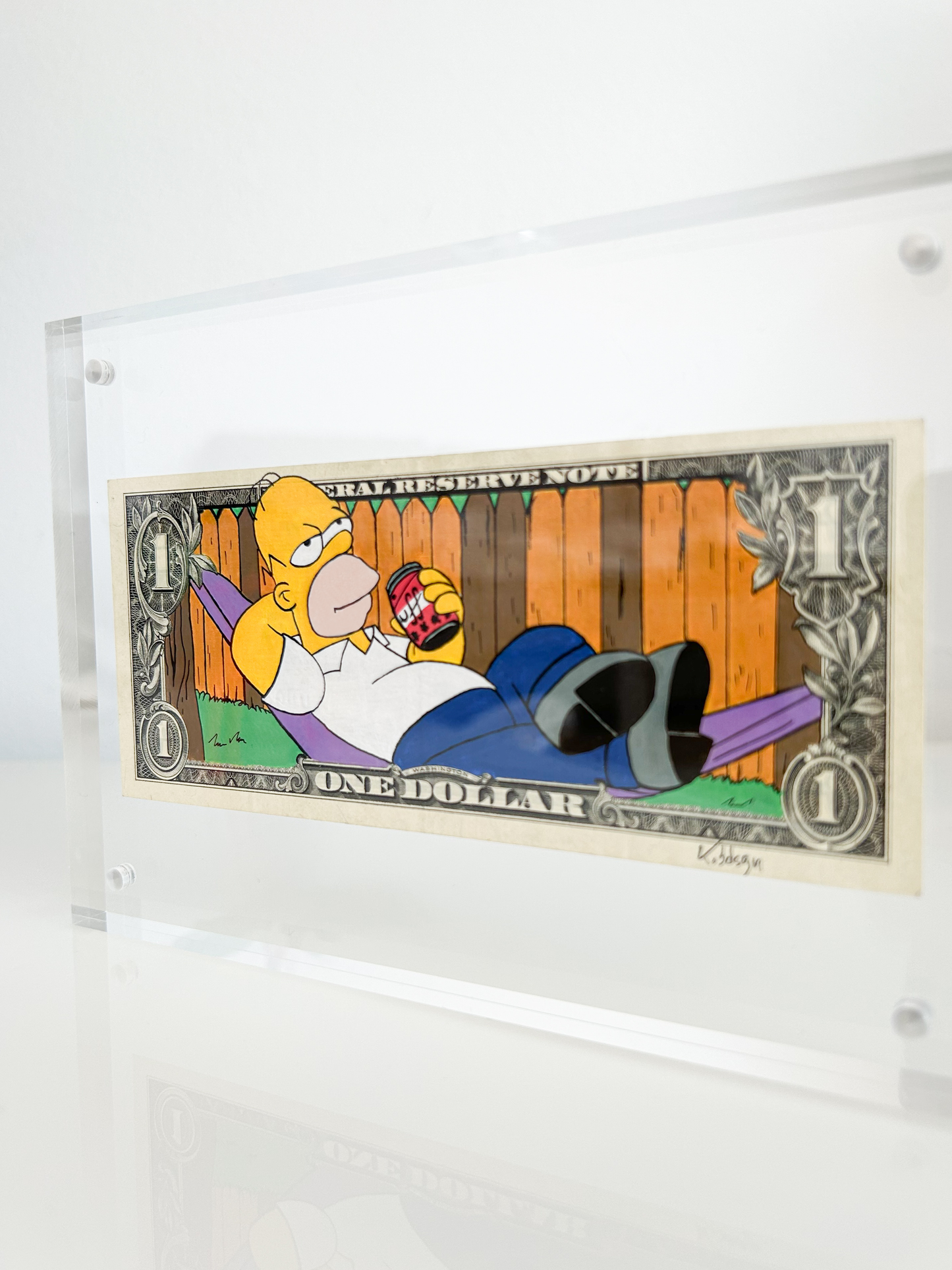 "CHILL HOMER" DOLLAR BILL