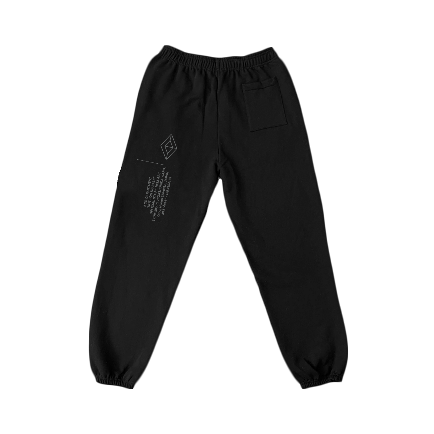 JET BLACK LONG PANTS