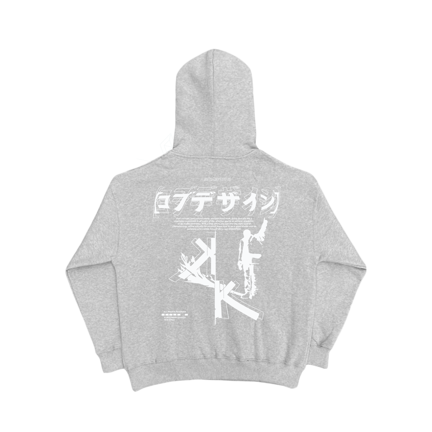 LIGHT GREY HOODIE