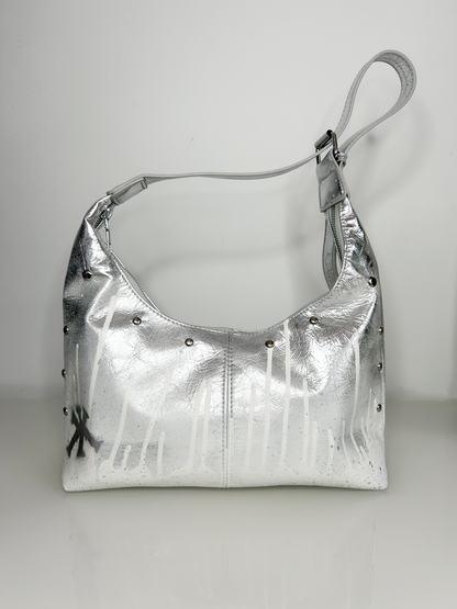 DRIPPY SILVER BAG