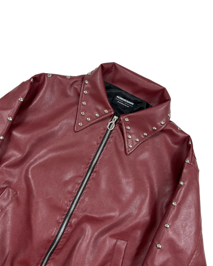 BURGUNDY IRONBITE JACKET