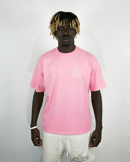 ANCIENT SCRIPT WASHED PINK TEE