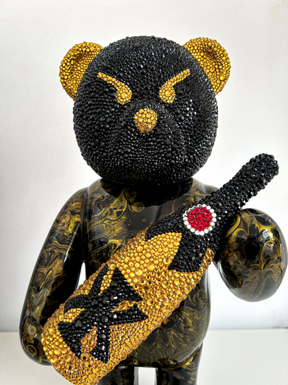 CRYSTAL CHAMPAGNE BEAR