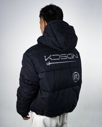 OBSIDIAN CROPPED PUFFER