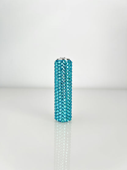 BEDAZZLED LIGHT BLUE CLIPPER CASE