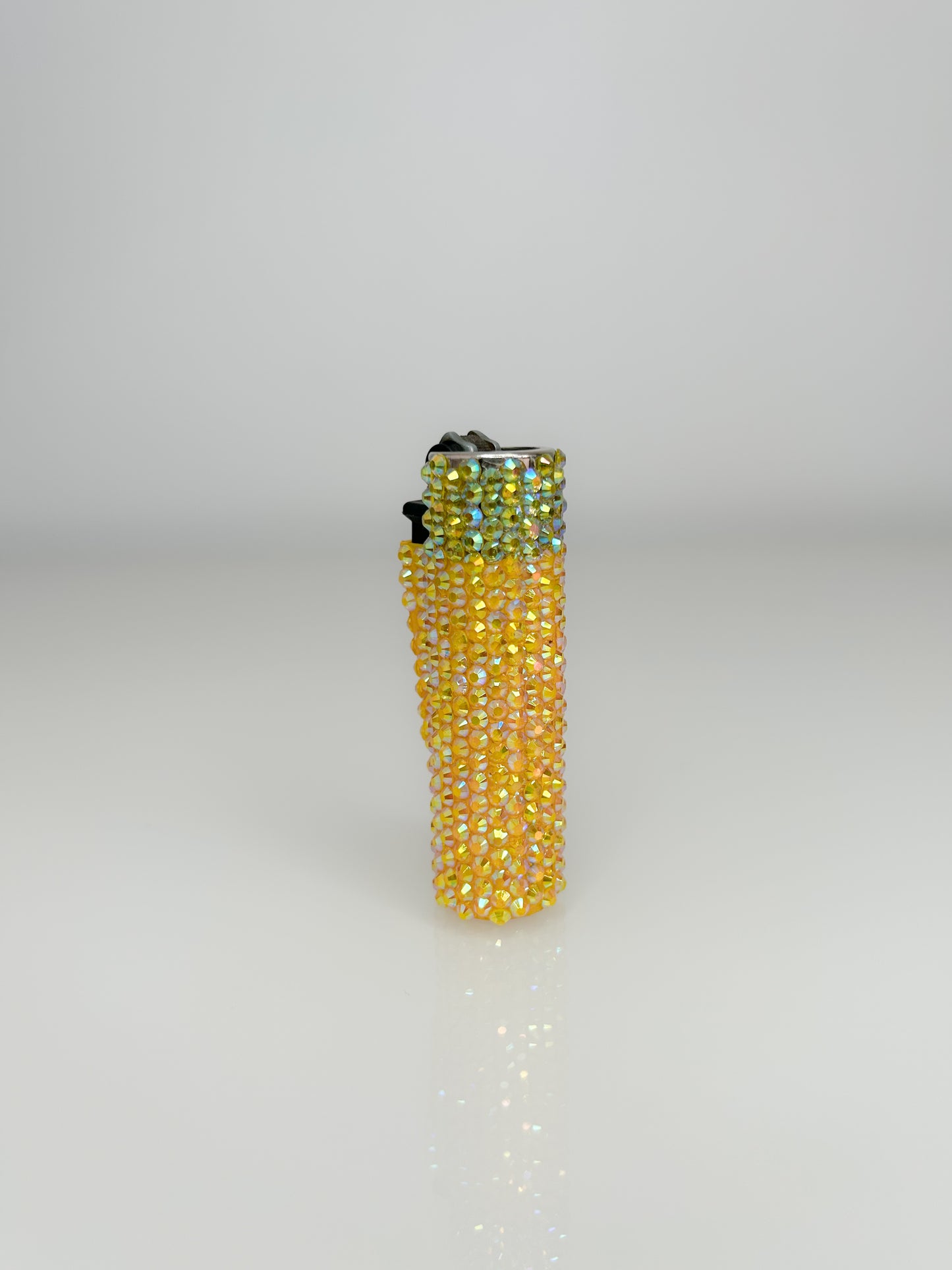 BEDAZZLED MINI YELLOW LIGHTER