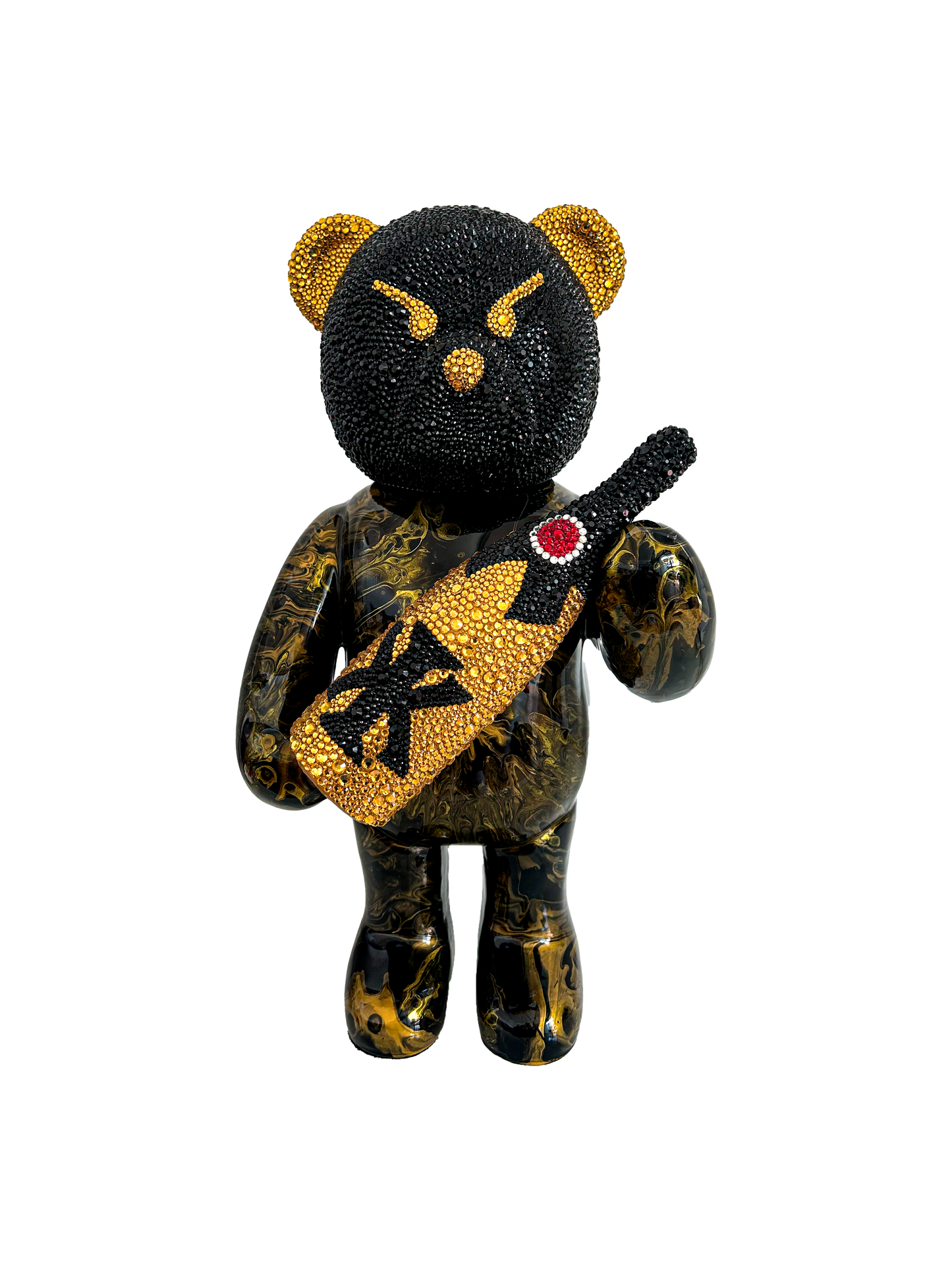 CRYSTAL CHAMPAGNE BEAR