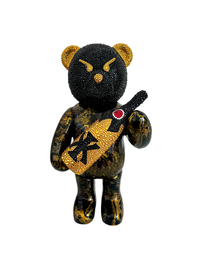 CRYSTAL CHAMPAGNE BEAR