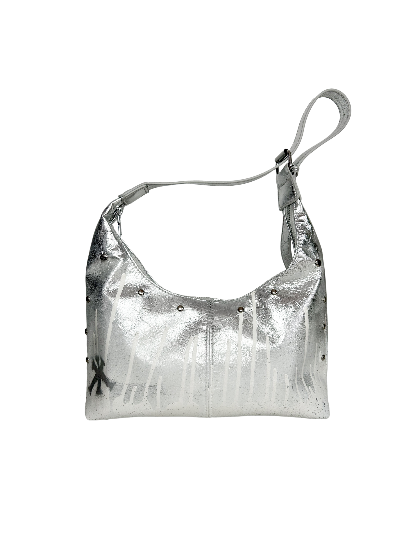 DRIPPY SILVER BAG