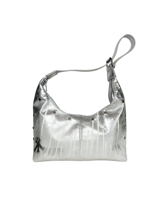 DRIPPY SILVER BAG