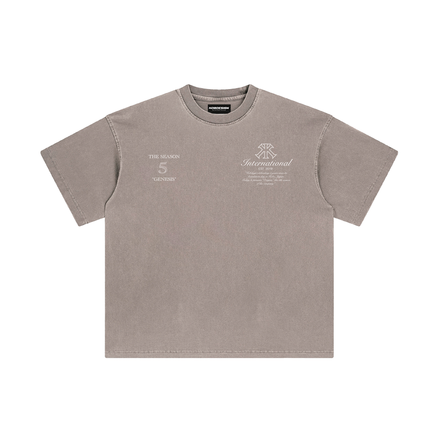 WASHED KHAKI TEE