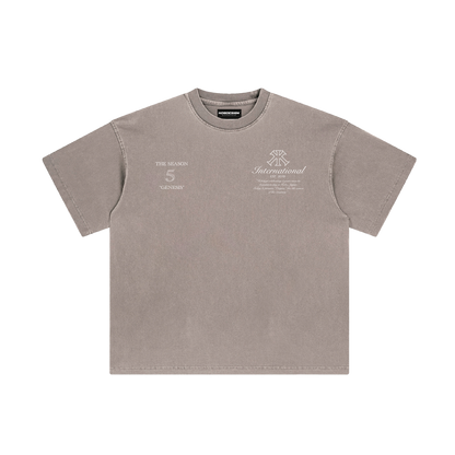 WASHED KHAKI TEE