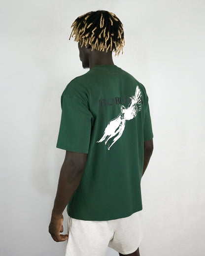 DAEDALUS WASHED DARK GREEN TEE