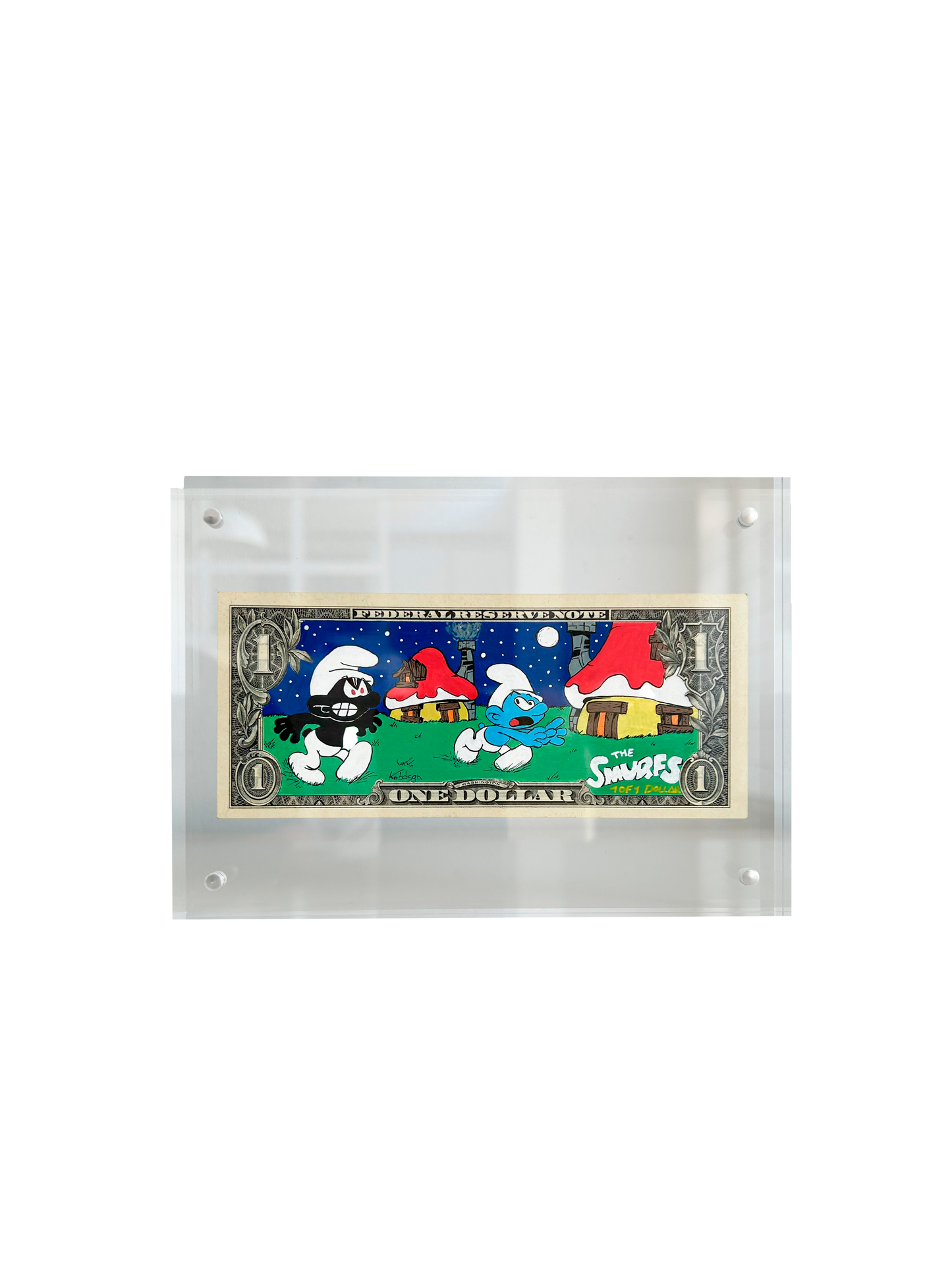 "BLACK SMURFS" DOLLAR BILL