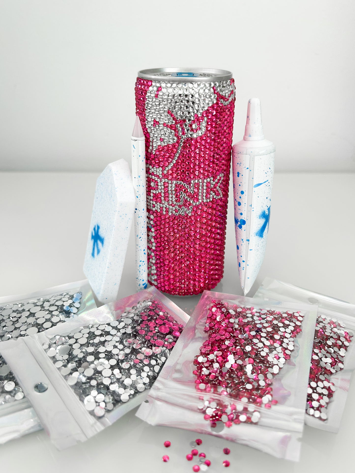PINK RED BULL BEDAZZLE KIT