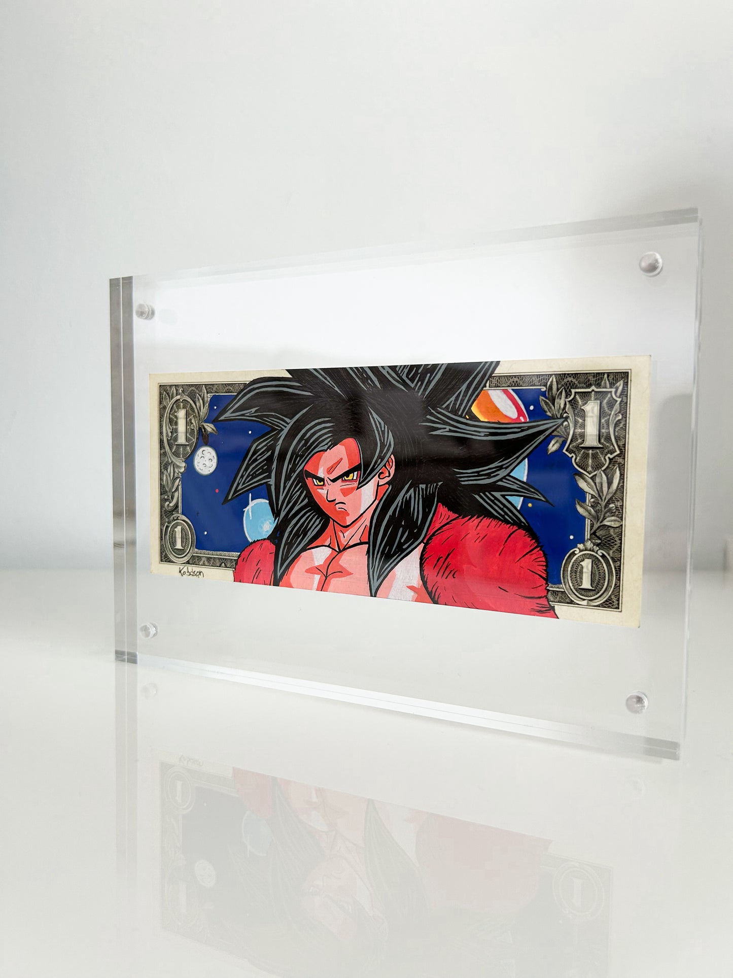 "GOKU SSJ4" DOLLAR BILL