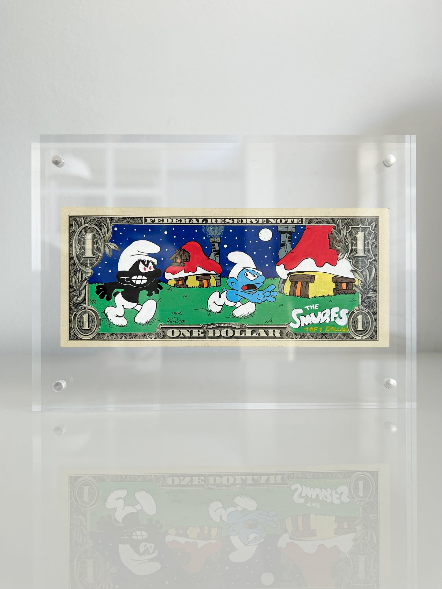 "BLACK SMURFS" DOLLAR BILL