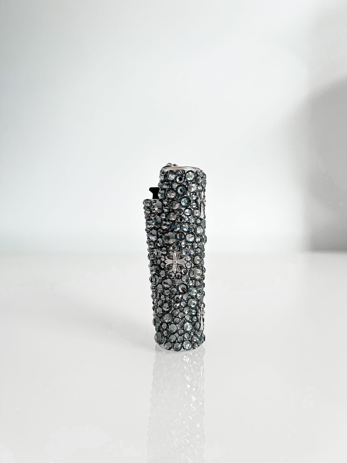 BEDAZZLED CHROME CLIPPER CASE
