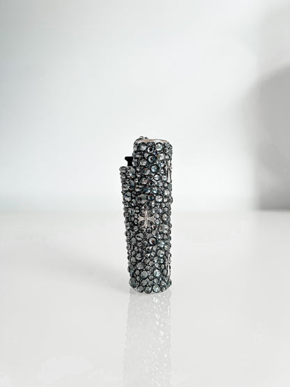 BEDAZZLED CHROME CLIPPER CASE