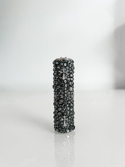 BEDAZZLED CHROME CLIPPER CASE