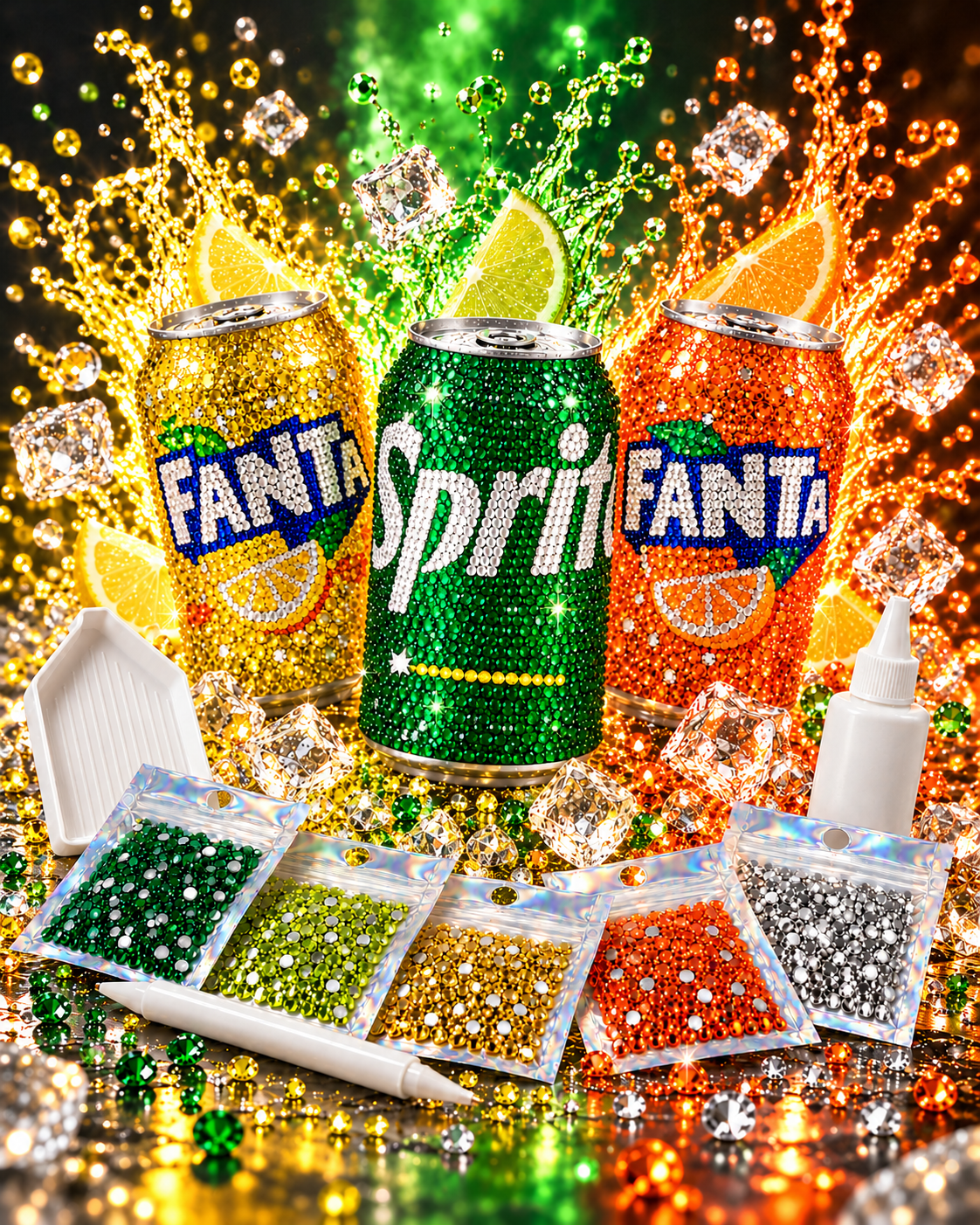 FANTA - SPRITE BEDAZZLE KIT