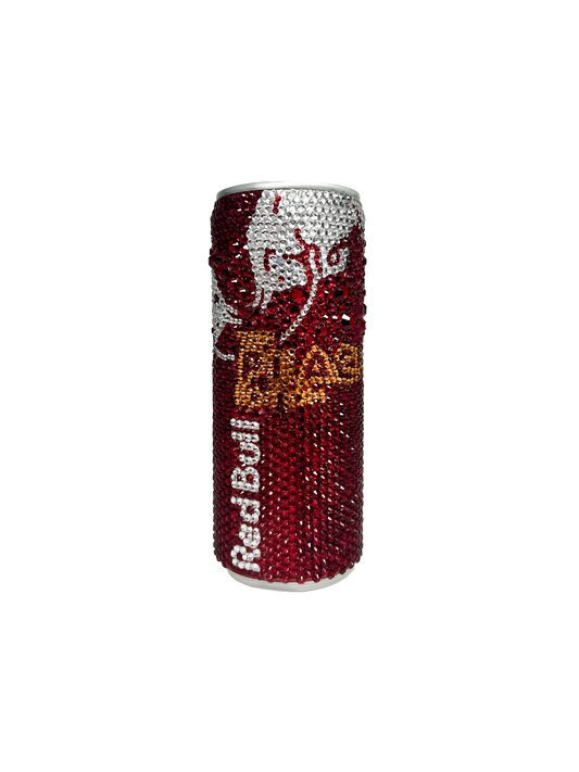 BEDAZZLED PEACH RED BULL