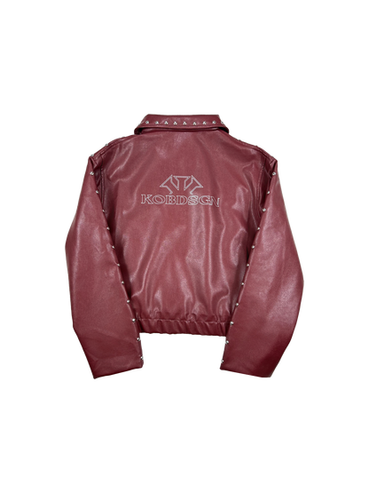 BURGUNDY IRONBITE JACKET