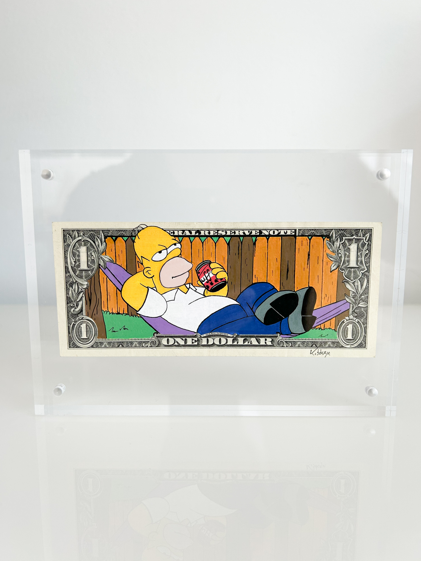 "CHILL HOMER" DOLLAR BILL