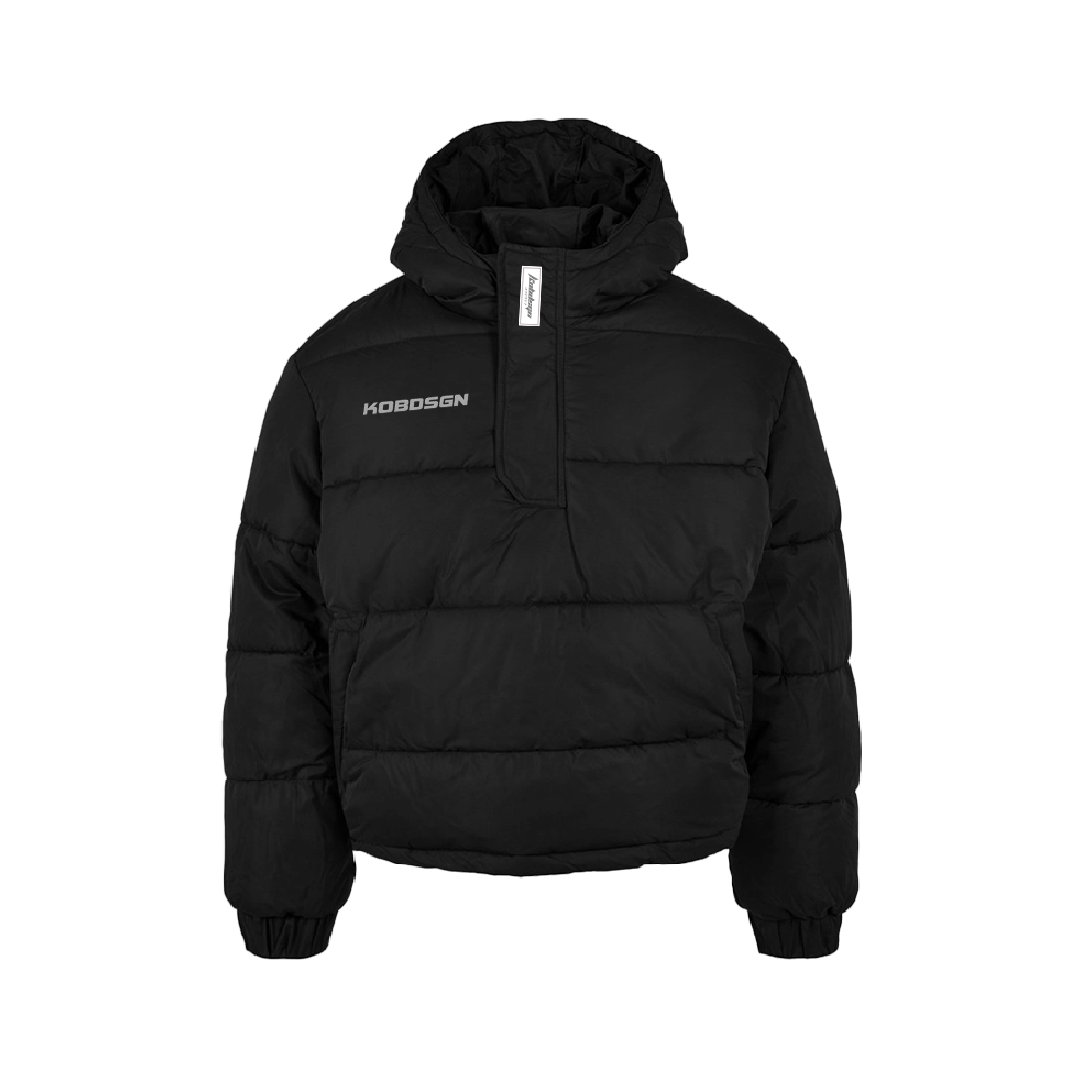 OBSIDIAN CROPPED PUFFER