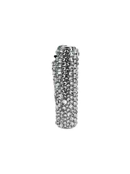 BEDAZZLED SILVER CLIPPER CASE