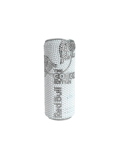 BEDAZZLED WHITE RED BULL