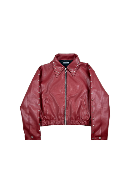 BURGUNDY IRONBITE JACKET