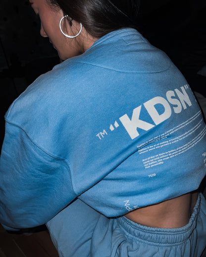 ICE BLUE CREWNECK