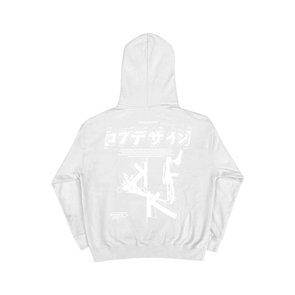 BONE WHITE HOODIE