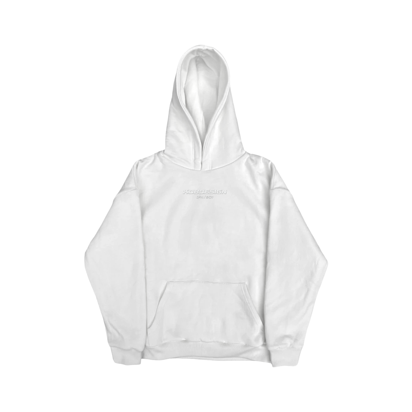 BONE WHITE HOODIE