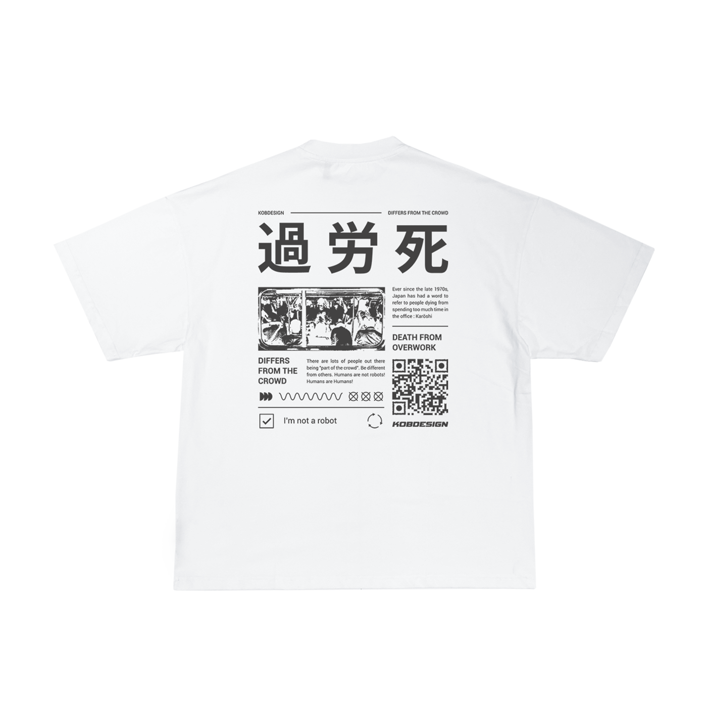 WHITE KAROSHI TEE