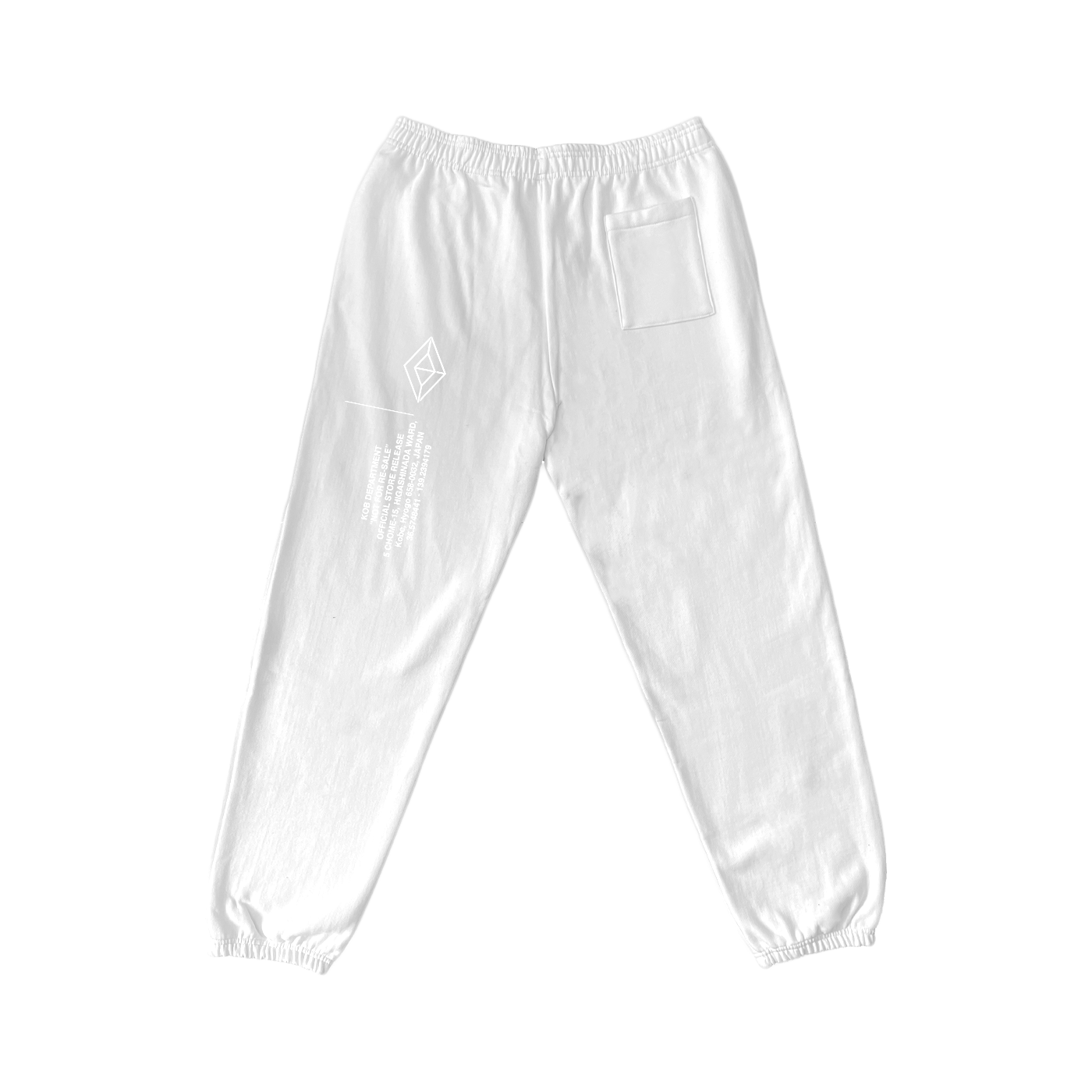 BONE WHITE LONG PANTS