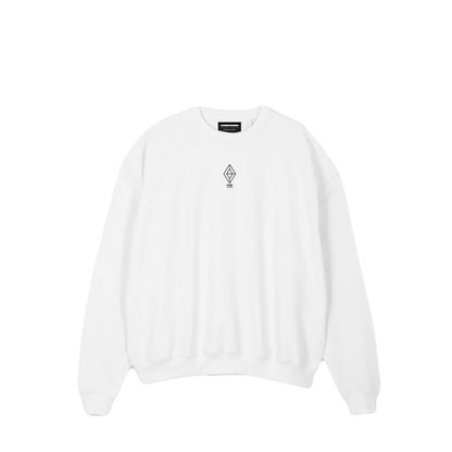 WHITE ESSENCE CREWNECK