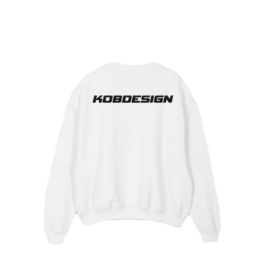 WHITE ESSENCE CREWNECK